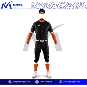 Uniforme de baseball personnalisé de haute qualité pour hommes ensemble de pantalons en jersey en tissu respirant pour le jeu d'équipe vêtements de sport à séchage rapide ODM usine - Product Image 4