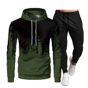 Survêtements personnalisés avec logo imprimé pour hommes, confortables, les plus populaires, meilleures ventes, prix bas, survêtements imprimés personnalisés - Product Image 2