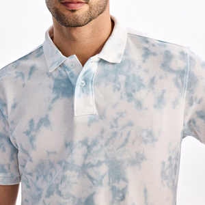 Polos Tie Dye disponibles en el precio al por mayor mejor fabricación nuevo estilo duradero transpirable Tie Dye polos de los hombres - Product Image 4