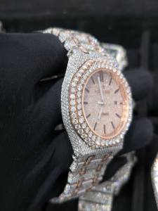 Montre de luxe pour femme en moissanite 925, qualité VVS avec testeur de diamant VVS1, 100% tendance hip-hop - Product Image 2