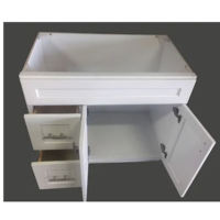 Ensemble de meubles de cuisine et de salle de bain en bois massif de style shaker moderne européen