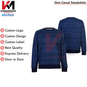 เสื้อสเวตเตอร์แบบสวมศีรษะของผู้ชายผ้าฝ้าย100% โอเวอร์ไซส์ออกแบบได้ตามต้องการรุ่นพรีเมี่ยมสำหรับ400gsm - Product Image 5