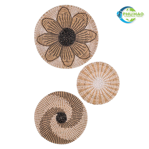 Meilleure vente!!! DÉCOR DE PANIER DE TENTURE AU MUR TISSÉ À LA MAIN Vietnamien Parfait pour la personnalisation de la décoration intérieure de style moderne et Boho - Product Image 5