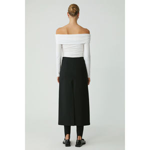 Blusa de Manga Larga con Cuello Barco y Detalle Fruncido de Corte Ajustado para Mujer ETHIQUET Babel - Product Image 5