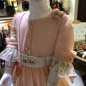 Cheefon Girls Vestidos Satén Impreso D-Design para la colección de primavera Grupo DE EDAD Niños con bolsa incluida - Product Image 3