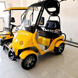 Carrito de Golf Eléctrico Personalizado al por Mayor, 2 Plazas, para Caza y Todoterreno, Carrito de Golf Chino 2+2, 4 Asientos - Product Image 2