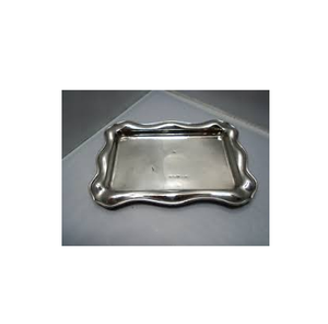 Plateau en acier inoxydable fait à la main avec taille personnalisée, vaisselle de décoration pour la maison, fabriqué en inde - Product Image 2