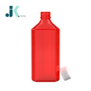 Usine du Vietnam Emballage de sirop ovale PET 400ml avec couvercle CR Ambre bonne qualité Service OEM ODM Usine du Vietnam M0751 - Product Image 1