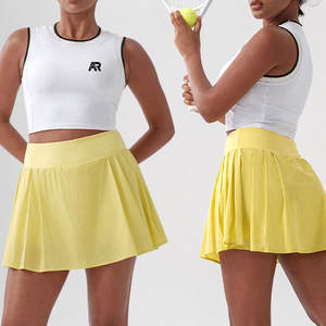 Débardeur pour femme avec jupe, design simple, matière légère, style facile à porter - Product Image 2