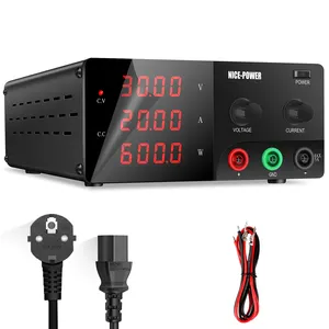 R-SPS3020 30V 20A High Power 600W Switch Adjustable DC Constant Voltage Power Supply Outdoor Camping Emergency Power Supply