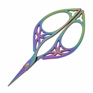 1 paire de ciseaux rétro en acier inoxydable de 4,2 pouces pour la couture et la broderie - Product Image 5