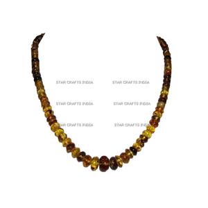 Prêt à expédier en stock expédition rapide mode perles de résine Long collier bohême femmes collier de perles colorées - Product Image 2