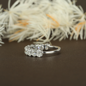 2024ใหม่แฟชั่นดีเพชรมอยส์ซาไนท์แบบเต็มชุดแหวนแต่งงานคู่เครื่องประดับทอง10K 14K 18K - Product Image 3