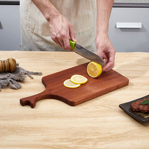 Tabla de Cortar de Madera de Acacia Sólida de Primera Calidad, Logotipo Personalizado de Fábrica, Tabla de Servir de Madera Ecológica y Sostenible para Restaurante al por Mayor - Product Image 6