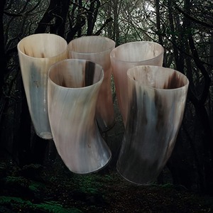 Tasse en verre poli à la main en corne de buffle naturelle avec boîte-cadeau de qualité supérieure pour les marques du patrimoine au prix de gros - Product Image 4