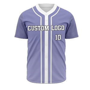 Custom Sublimated Embroidery <b>Baseball</b> & Softball Jersey Button Down Uniform for Teams Plus Size Option Soft & Comfortable Shirt - Product Image 4