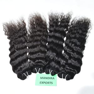 Cheveux humains vietnamiens non traités à 100 %, bouclés, ondulés profonds, alignement des cuticules, couleur naturelle, cheveux indiens, vente en gros à bas prix - Product Image 4