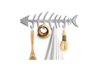 Crochet mural décoratif de luxe en forme de poisson de couleur dorée de haute qualité en métal conceptions de crochets muraux en métal personnalisés prix de gros - Product Image 2