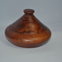 Tajine artisanal en bois de teck de style marocain oriental, vente en gros, 50 pièces, souvenir, logo personnalisé, brun poli, décoration intérieure, petit format