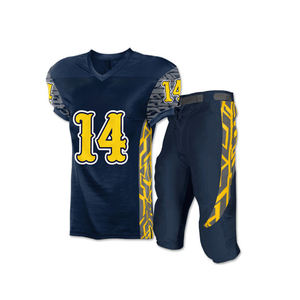 Jersey de Fútbol Americano Personalizado con Bordado, para Hombre, Tallas Grandes, Nuevo, 100% Poliéster, Transpirable, Uniforme Sublimado - Product Image 4