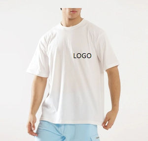 Logo personnalisé hommes 100% coton surdimensionné Boxy t-shirts poids lourd 240 GSM épaule tombante motif animal de haute qualité 260 grammes - Product Image 2
