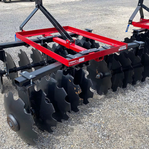 Herse à disques certifiée CE pour le marché européen, équipement agricole pour tracteurs, multifonctionnelle pour le brisage et le mélange du sol, largeur de travail de 10 pouces - Product Image 1