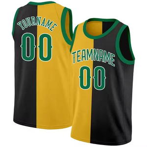 Ensembles de maillots de basket-ball personnalisés pour hommes vêtements de sport respirants uniformes d'entraînement pour jeunes du collège techniques imprimées - Product Image 4