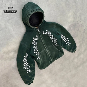 Mejor invierno Casual cremallera completa cadera cordón coreano sudaderas con capucha camisa de manga larga niños y niñas estilo extranjero ropa de calle transpirable - Product Image 2