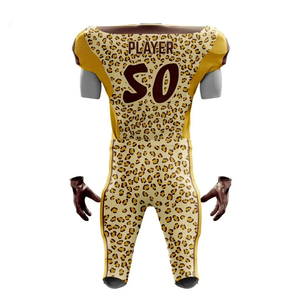 Nuevo diseño elegante cintura alta transpirable conjuntos de uniformes ligeros duraderos sublimación uniformes de fútbol americano - Product Image 2