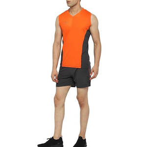 Ensemble d'équipe Design confortable Ballons de volley-ball Jersey sans manches avec short Uniformes de volley-ball en sublimation Uniforme de volley-ball - Product Image 5