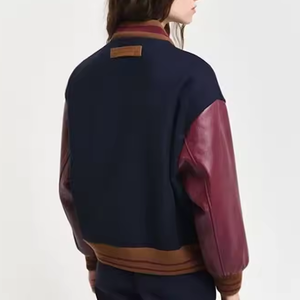 Femmes 2025 automne léger boutonné Varsity veste respirant vêtements d'extérieur coupe-vent pour l'hiver - Product Image 2