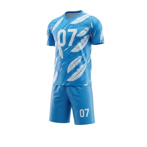 Ensemble de maillots de football personnalisés en sublimation, vert néon, motif géométrique, uniformes de football à séchage rapide, kit sportif respirant - Product Image 5
