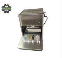 Machine de remplissage et de scellage manuelle/automatique pour petites cuillères à miel, boîtes repas en aluminium et dosettes de café vides