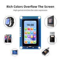 GoldenMorning 1.47 Inch IPS LCD Touchscreen Development Board ESP32-C3 WiFi USB Type-C Modul Layar Pintar IoT Berwarna Penuh