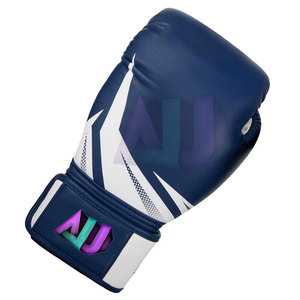 Gants de boxe en cuir réglables pour l'entraînement MMA, logo personnalisé, respirants et légers, fermeture à scratch - Product Image 4
