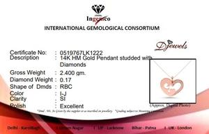 Pendentif en diamant avec diamants naturels certifiés en laboratoire pour la collection femme, certifié IGI et Ingemco en Inde, prix de gros - Product Image 5