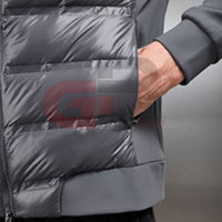 2025 hybride doudoune grande taille hiver chaud veste nouveau Design mode Style hommes personnalisé hybride doudoune