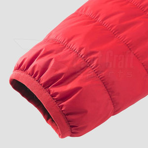 Abrigo de invierno impermeable para hombre, chaqueta acolchada de poliéster con capucha y logotipo personalizado, venta al por mayor - Product Image 4