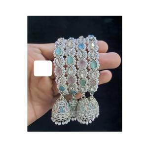 กำไลข้อมือปักลายสำหรับผู้หญิงเครื่องประดับชาติพันธุ์ดั้งเดิมสำหรับงานแต่งงานเทศกาลและโอกาสพิเศษ - Product Image 1