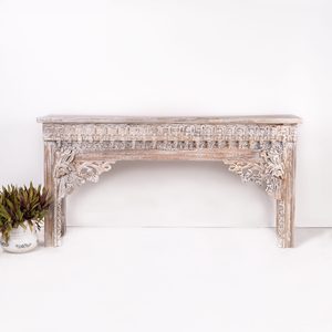 Console indienne sculptée - Product Image 1