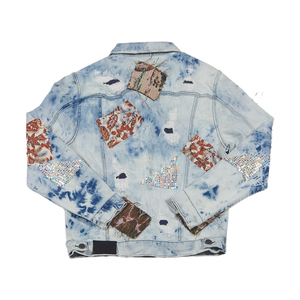 เสื้อแจ็คเก็ตยีนส์ผู้ชายคุณภาพสูงแบบสั่งทำพิเศษจาก STITCHMODE ขายส่งเสื้อแจ็คเก็ตยีนส์ผู้ชายแบบโบราณ เสื้อแจ็คเก็ตยีนส์ผู้ชายสั่งทำ เสื้อแจ็คเก็ตผู้ชาย - Product Image 2