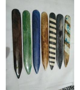 Custom Size Polished Waterproof Organic Material Love Style Bone <b>Folder</b> Scoring Folding Creasing Tool for Paper Leather craft - Product Image 2