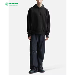Vente en gros de sweats à capuche en polyester/coton, molletonné/éponge française, 420 GSM, coupe régulière, surdimensionnés, respirants, séchage rapide, durables, pour un usage décontracté - Product Image 5