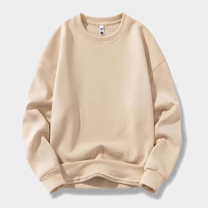 เสื้อสเวตเชิ้ตผู้ชายแขนยาวแบบปกติ รุ่นใหม่ล่าสุด ปี 2025 จากโรงงานผู้ผลิต คุณภาพดี สวมใส่สบาย แห้งเร็ว ทรงโอเวอร์ไซส์ มีโลโก้ด้านหน้า - Product Image 1