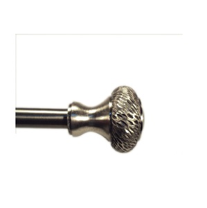 Remates de cortina de latón antiguo Soportes de barra de cortina de metal Soporte para puerta y ventana - Product Image 1