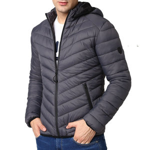 Chaqueta acolchada impermeable de invierno 2024 para hombre con logotipo impreso personalizado de talla grande precio al por mayor venta en línea servicio OEM primavera otoño - Product Image 1