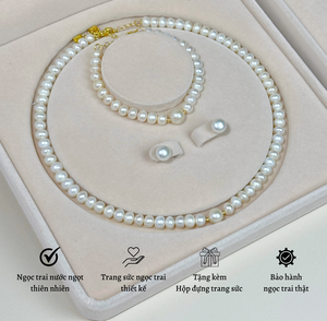 Collier minimaliste délicat en perles, pendentif en perle unique pour un usage quotidien, bijoux fins - Product Image 5