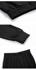 2023 Mens Two Pieces Set Sports Suit Casual Long Sleeve Zipper Autumn Winter Men Jogging Suit Fashion Outfit Set Patchwork Color - Product Image 5