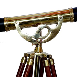 Nautical Vintage Handheld <b>Pirate</b> Brass Telescope with Anchor on Wooden Box Sailor Home Decor <b>Toy</b> Gift Spyglass - Product Image 4