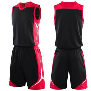 Conjunto de uniforme de baloncesto de secado rápido y transpirable para niños y niñas, camiseta de equipo de competición para campamento de entrenamiento, pantalones cortos, ropa deportiva - Product Image 1